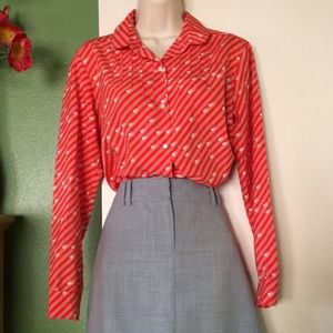 Vintage koala bear button down blouse